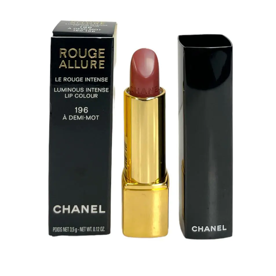 Rouge Allure Luminous Lip Color 3.5g / 0.12oz You Pick 196 A Demi-Mot by Chanel