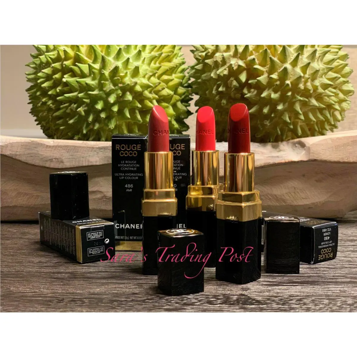 1 Chanel Rouge Coco Ultra Hydrating Lip Colour Lipstick 3.5g 0.12oz F/s + Pick