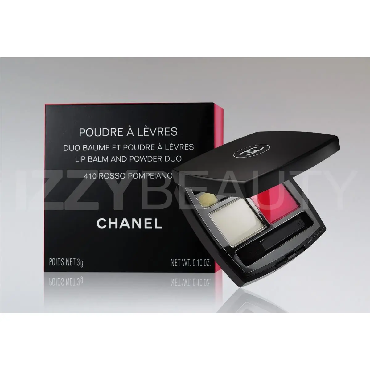 Poudre A Levres Lip Balm Powder Duo Full Size - Pick Your Color 410 Rosso Pompeiano by Chanel