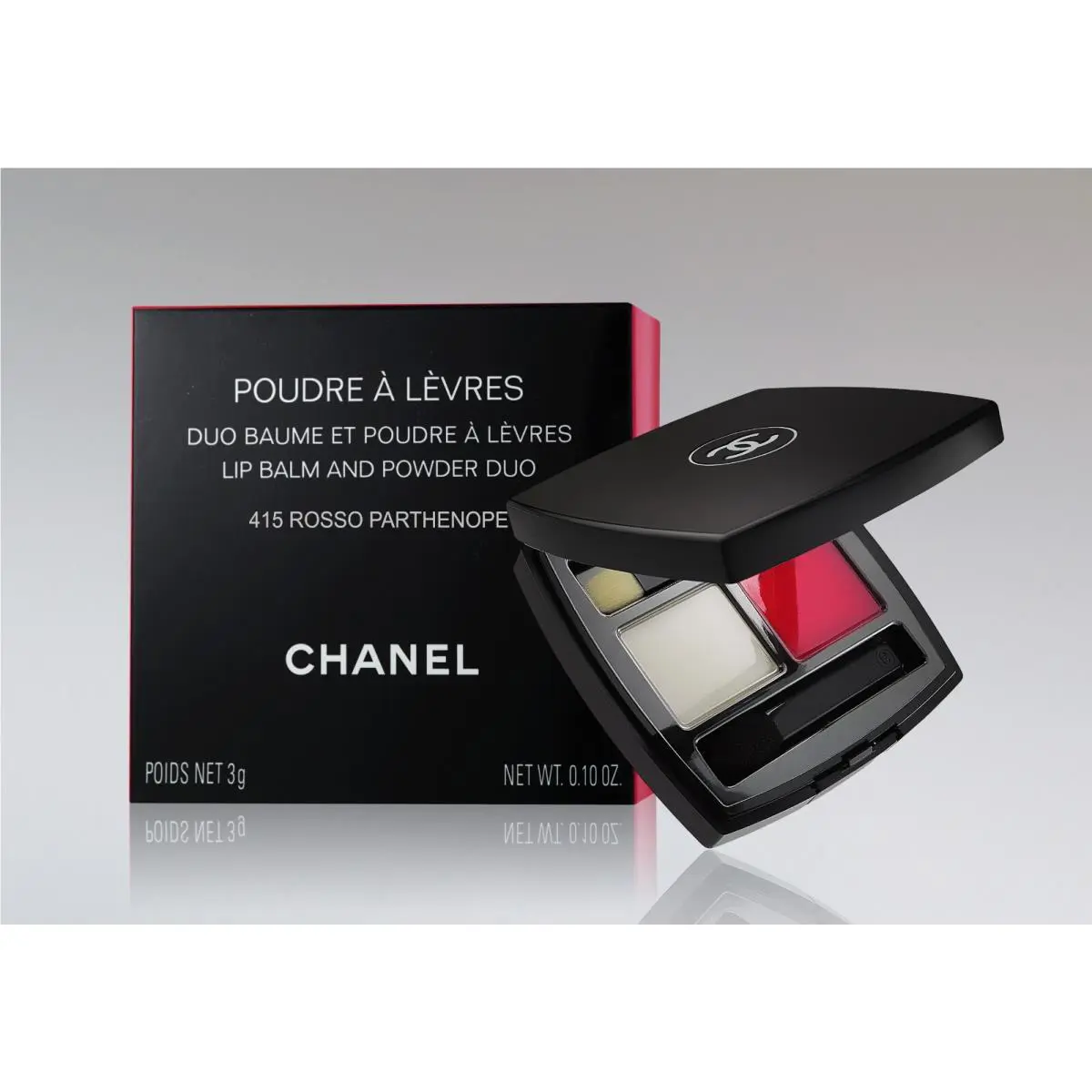 Poudre A Levres Lip Balm Powder Duo Full Size - Pick Your Color 415 Rosso Parthenope by Chanel
