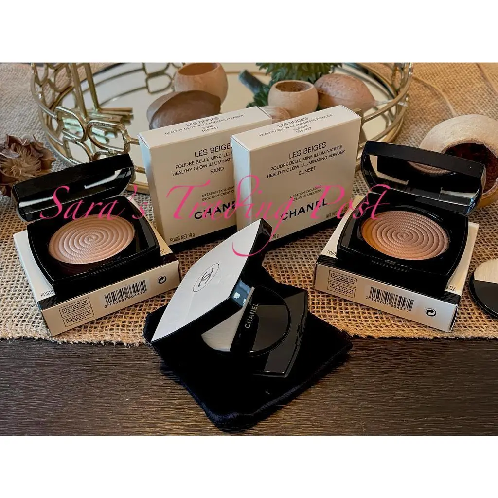 1 Chanel Les Beiges Belle Mine Poudre Healthy Glow Illuminating Powder Full Size