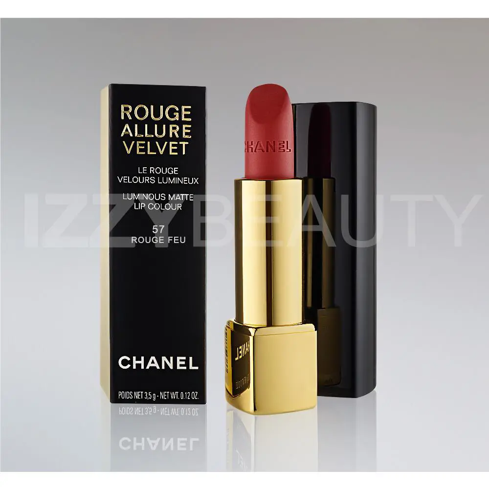 Rouge Allure Velvet Lipstick 57 Rouge Feu by Chanel