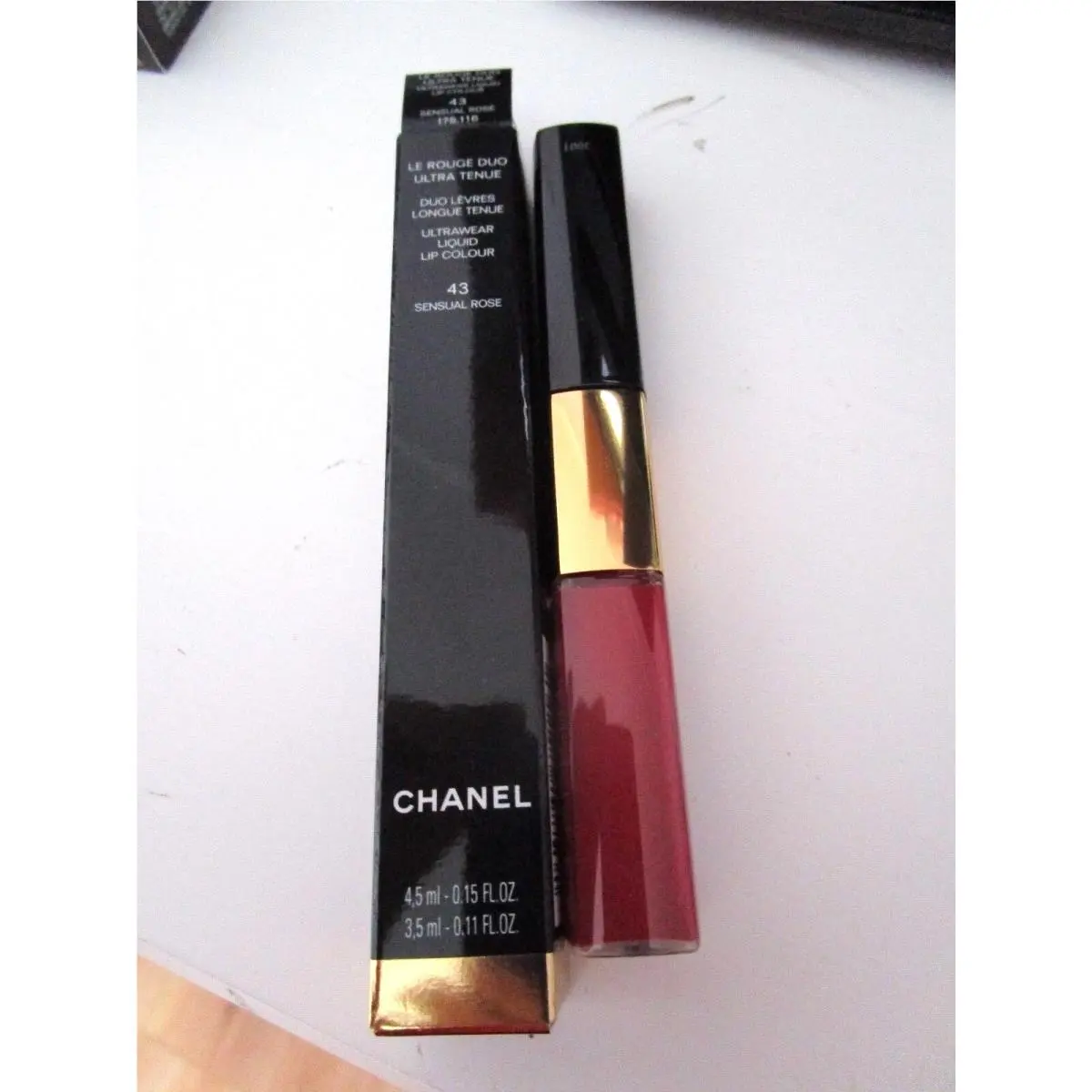Rouge Duo Ultra Tenue Ultra Wear Lip Pick 1 Lip 43 SENSUAL ROSE by Chanel