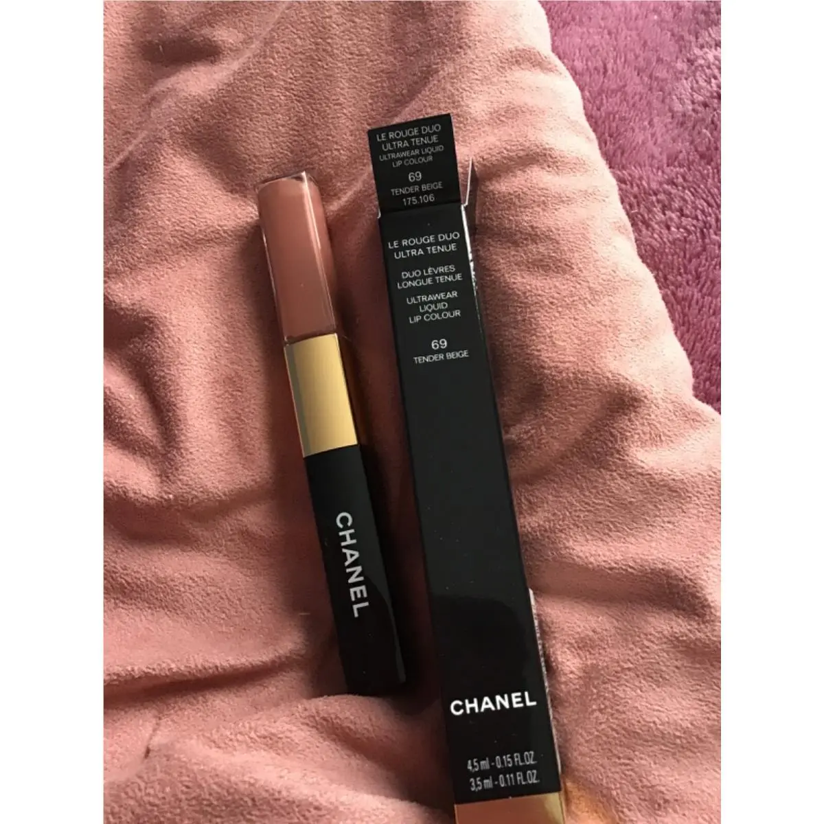 Rouge Duo Ultra Tenue Ultra Wear Lip Pick 1 Lip 69 TENDER BEIGE by Chanel