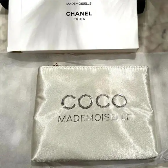 Goodies Makeup / Makeup Case / Samples - You Pick Coco Mademoiselle Satin Makeup Bag by Chanel