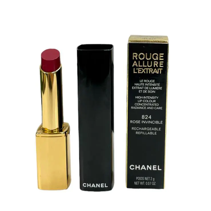 Rouge Allure L`extrait High Intensity Lip Color 2g / .07oz You Pick 824 Rose Invincible by Chanel