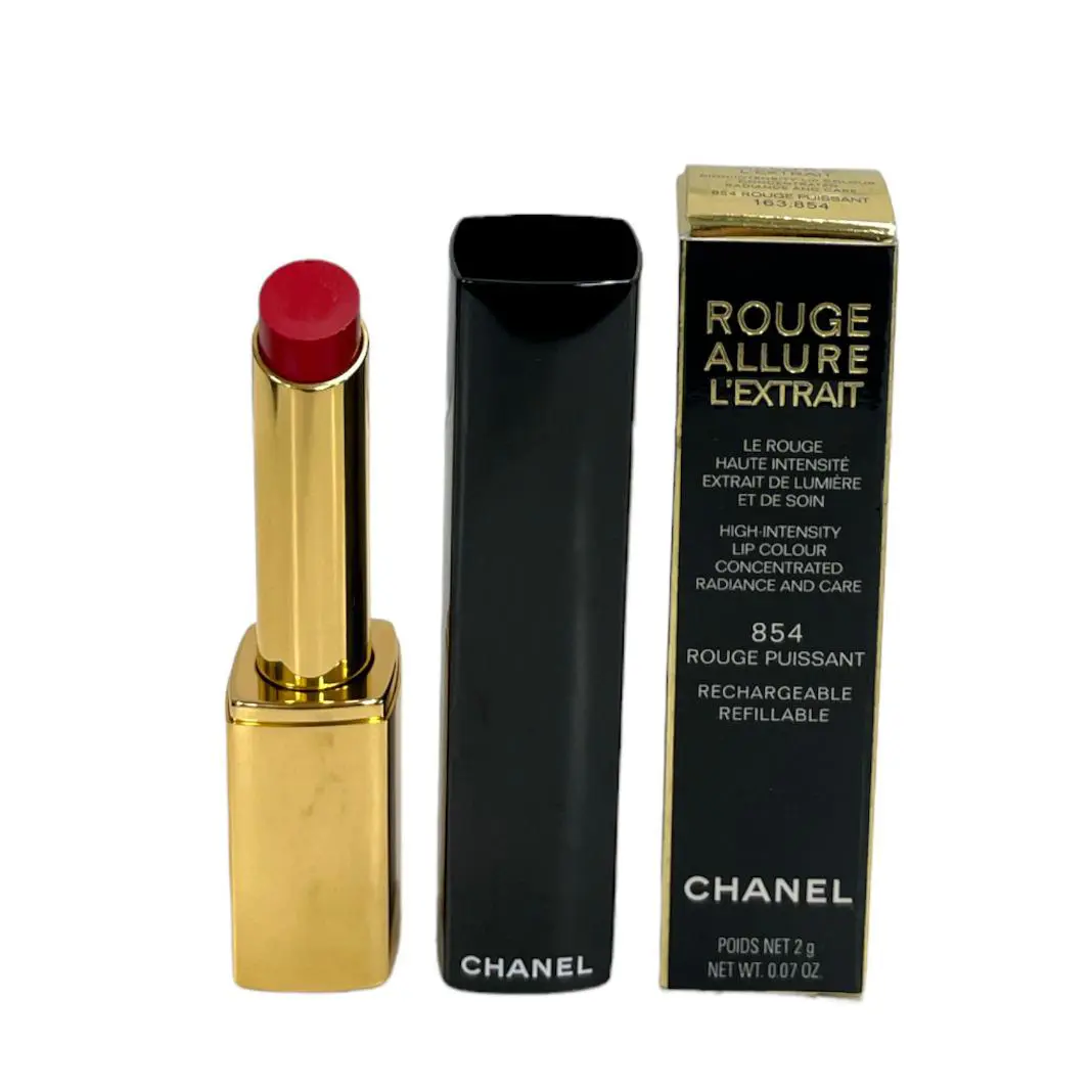 Rouge Allure L`extrait High Intensity Lip Color 2g / .07oz You Pick 854 Rouge Puissant by Chanel