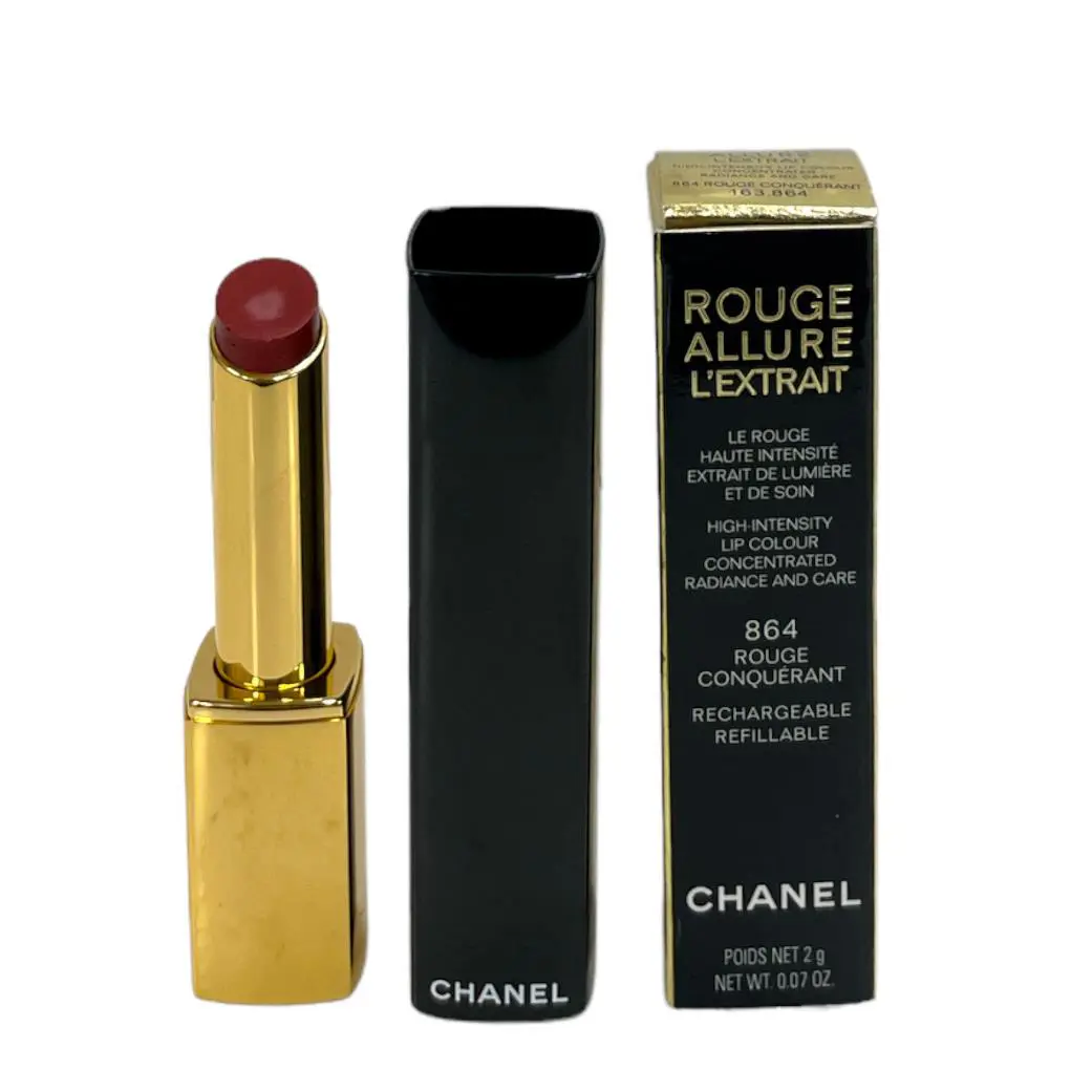 Rouge Allure L`extrait High Intensity Lip Color 2g / .07oz You Pick 864 Rouge Conquerant by Chanel