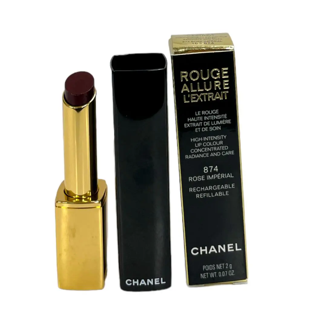 Rouge Allure L`extrait High Intensity Lip Color 2g / .07oz You Pick 874 Rose Imperial by Chanel