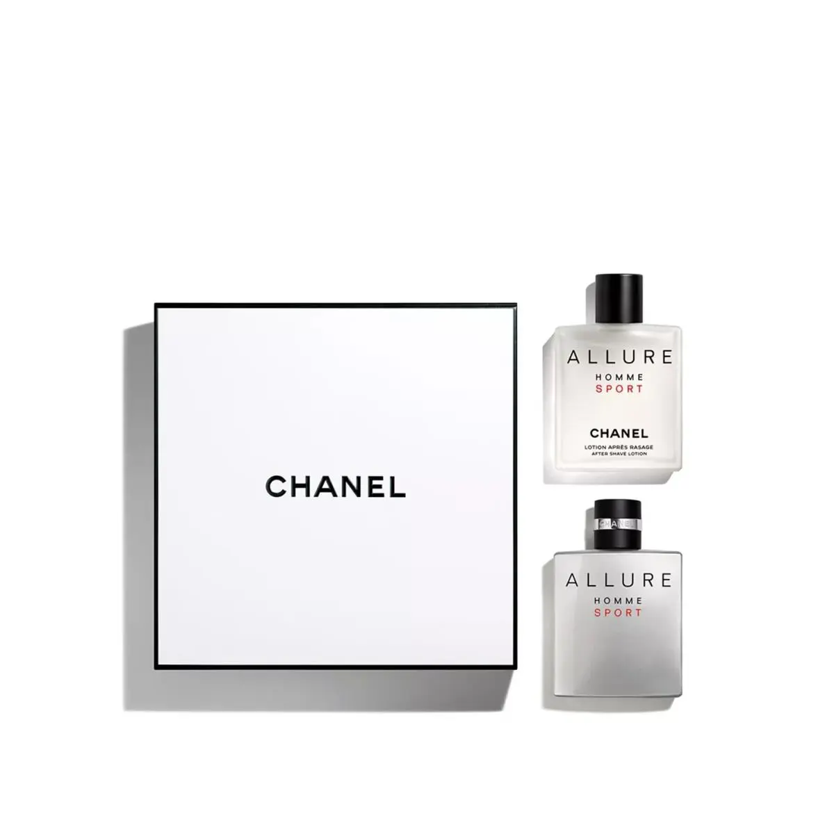 Allure Homme Sport 3.4 oz Eau De Toilette + After Shave Lotion 3.4 oz by Chanel