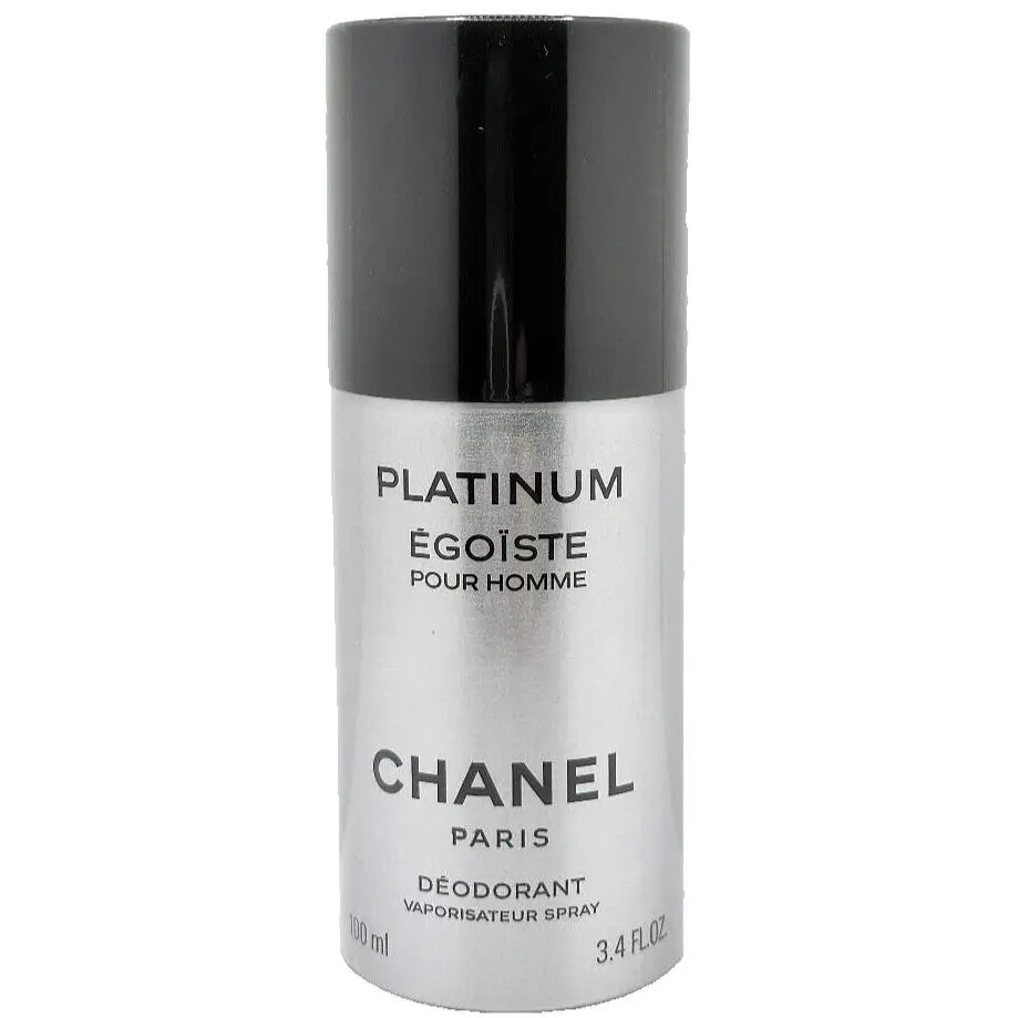 Chanel Egoiste Platinum Deodorant Spray For Men 3.4 Oz / 100 ml