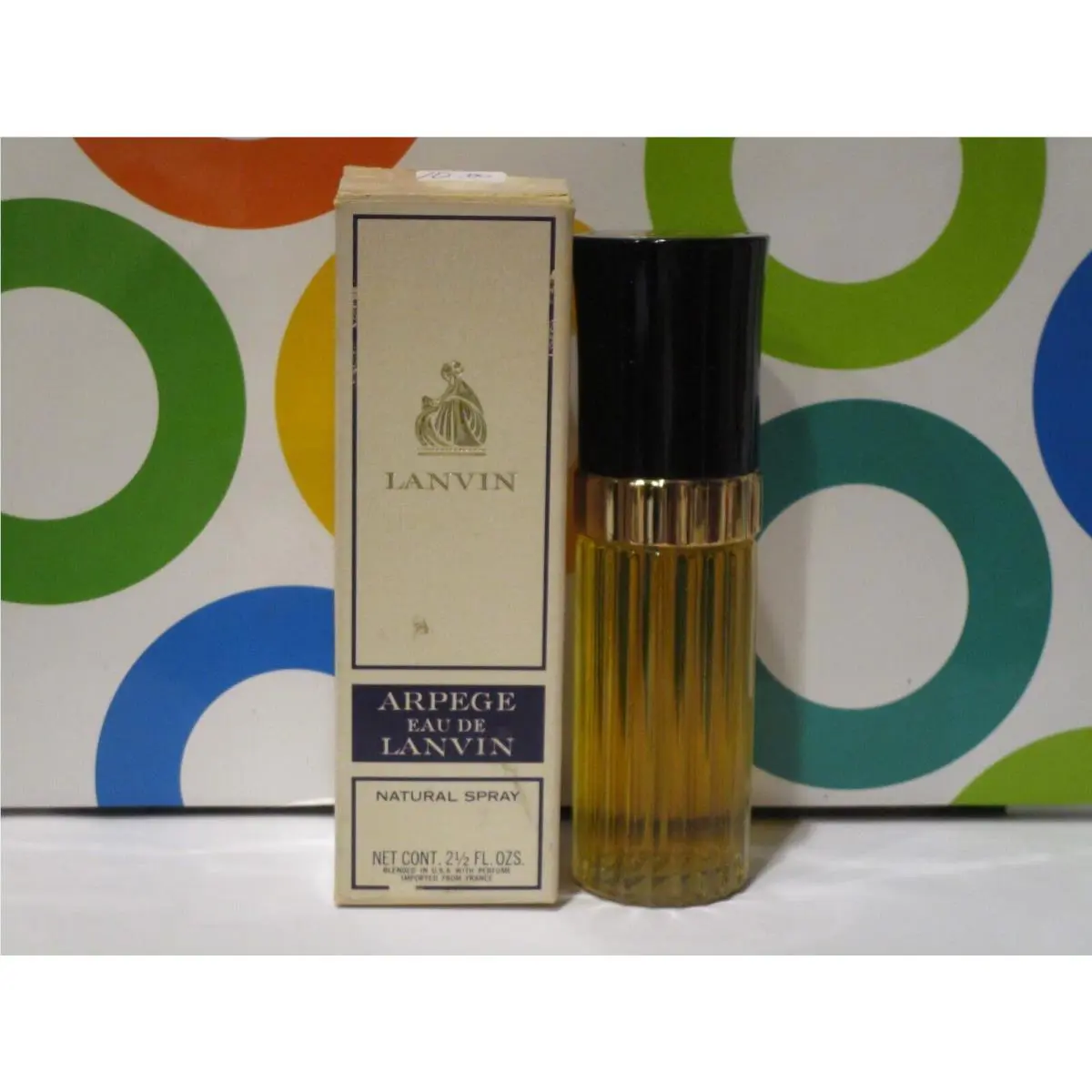 Lanvin Vintage Arpege Eau DE Lanvin Natural Spray 2 1/2 OZ