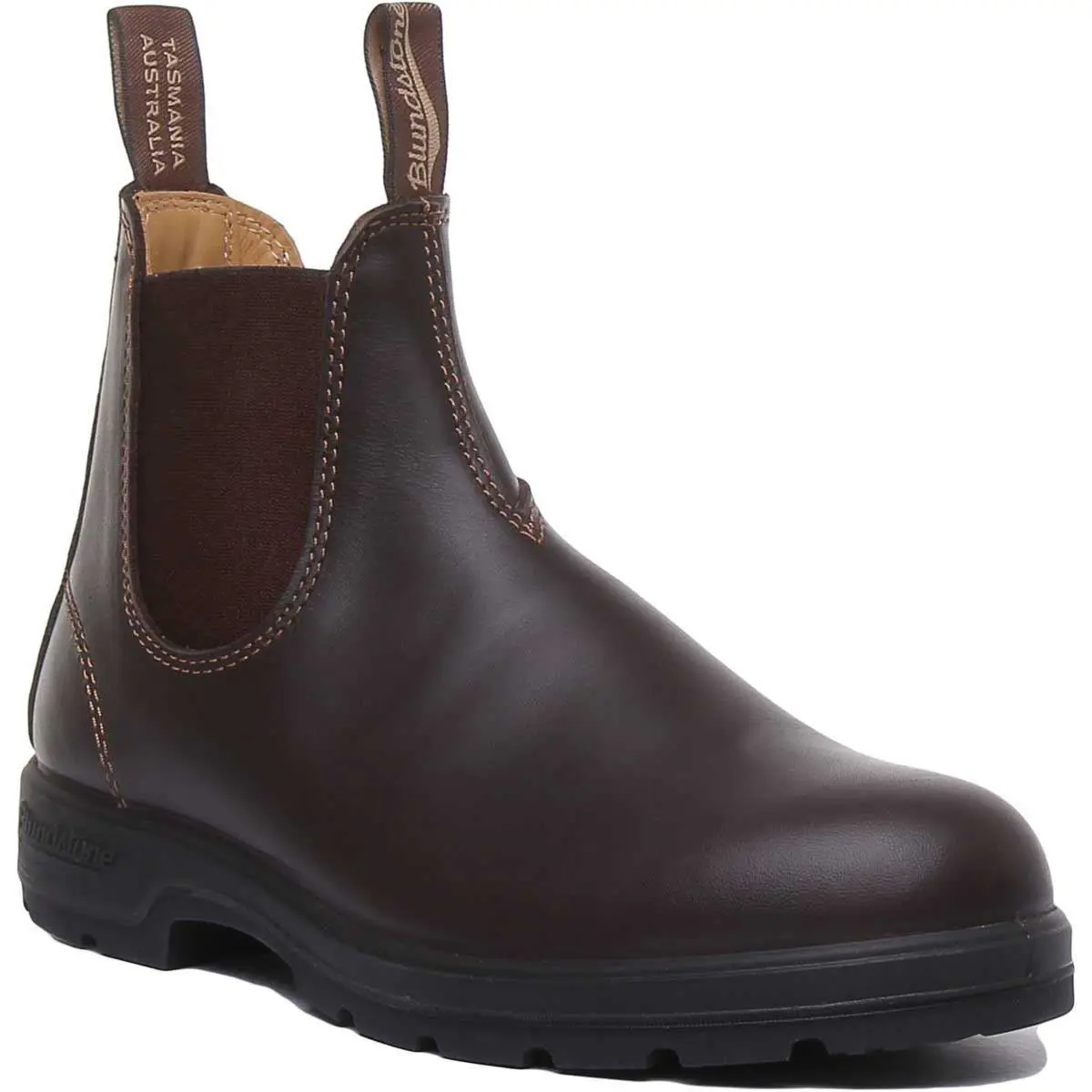 Blundstone Chelsea Premium Leather Unisex Boots In Brown US 3 - 7 - BROWN