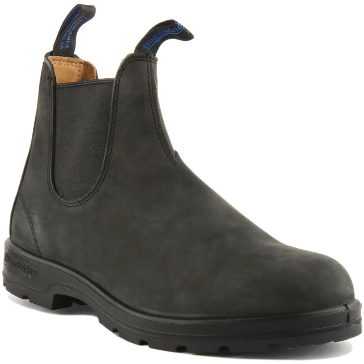 Blundstone 1478 Unisex On Leather Chelsea Boot In Rustic Black Size US 7- 13 RUSTIC BLACK