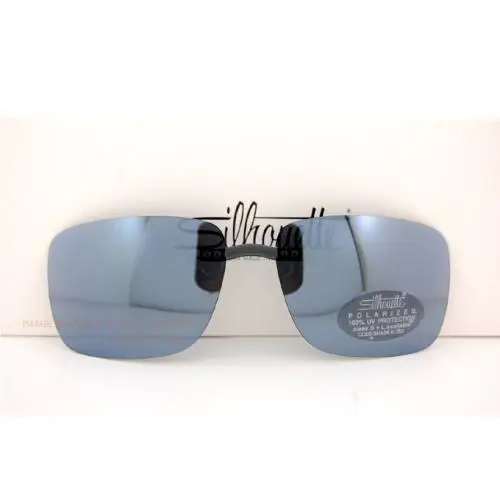 Silhouette Eyeglasses Clip-on Style Shades A1 08 Gray Polarized SZ 56/58mm