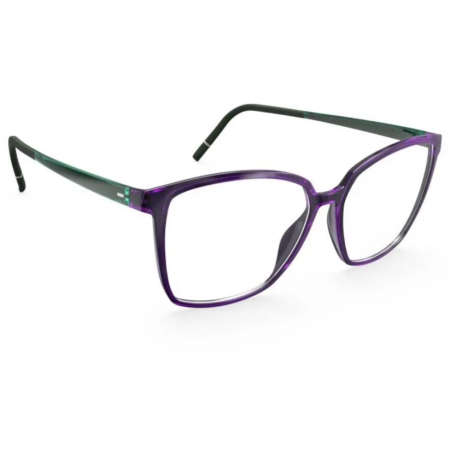 Vivid Sky FR Fullrim 1613 Eyeglasses 4010 Violet by Silhouette