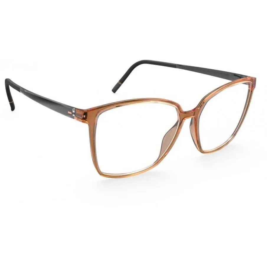 Silhouette Vivid Sky FR Fullrim 1613 Eyeglasses 2530 Illuming Tangerine