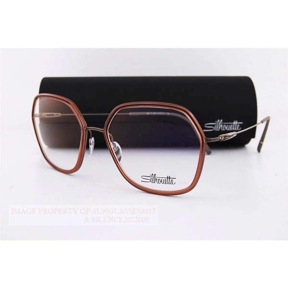 Silhouette Eyeglass Frames Dynamics Colorwave Contour 4569 6040 Brown 52mm