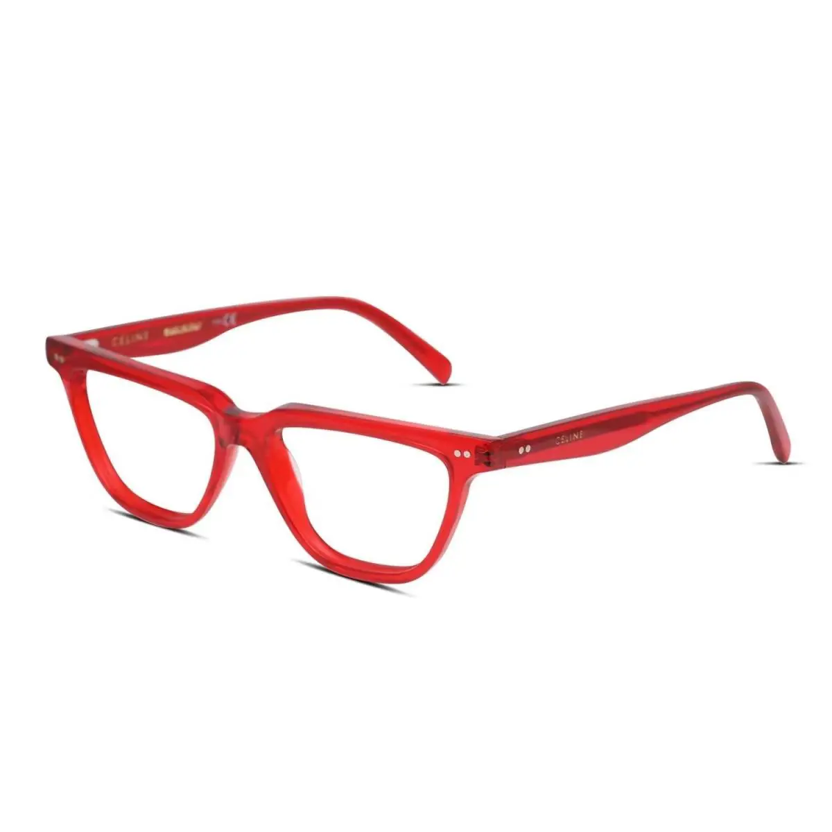 Celine CL50009I 066 Shiny Red 53MM Eyeglasses 53-15-145