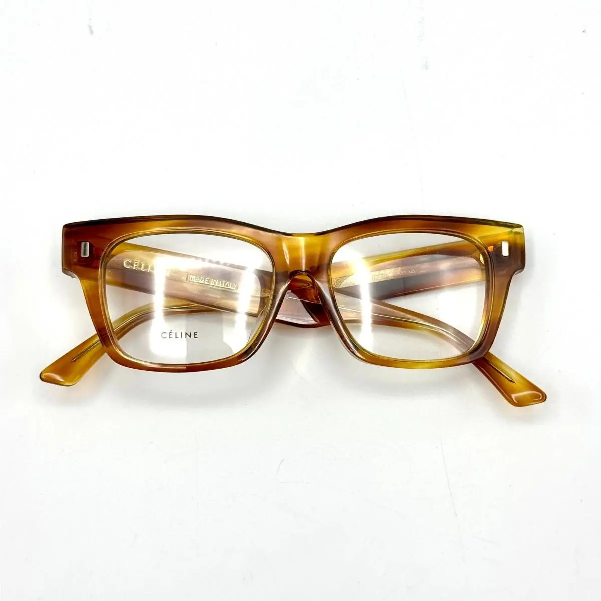 Celine Eyeglasses Frame CL50011F 056 Havana Brown Square 49-15-145