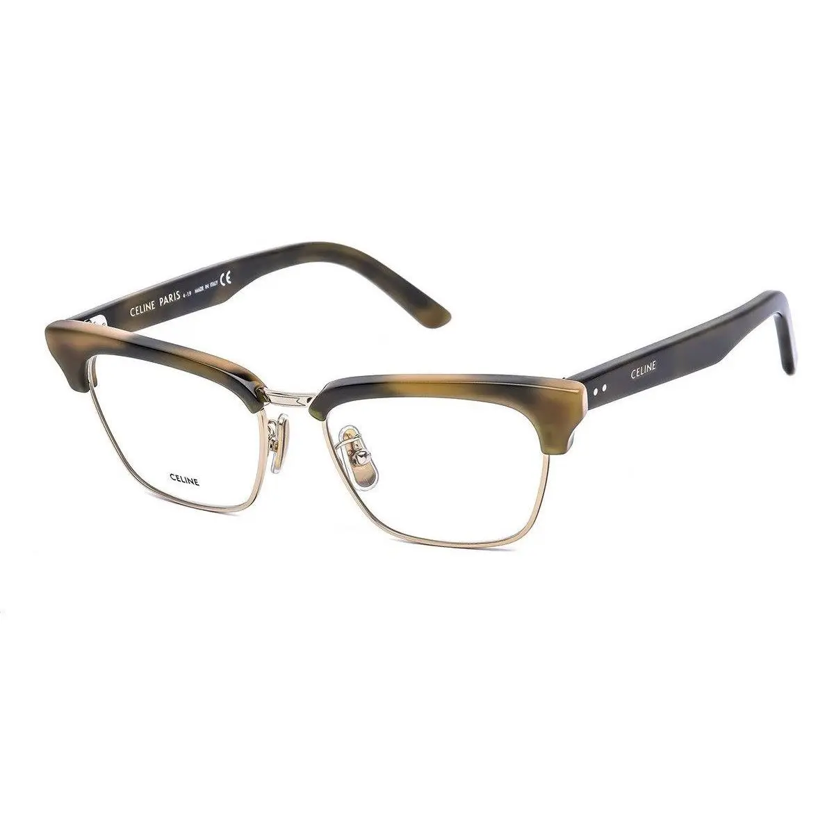 Celine CL50026U 031 Khaki Havana 53MM Eyeglasses 53-17-145