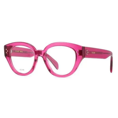 Celine CL50132I 081 Transparent Cherry 51MM Eyeglasses 51-18-145