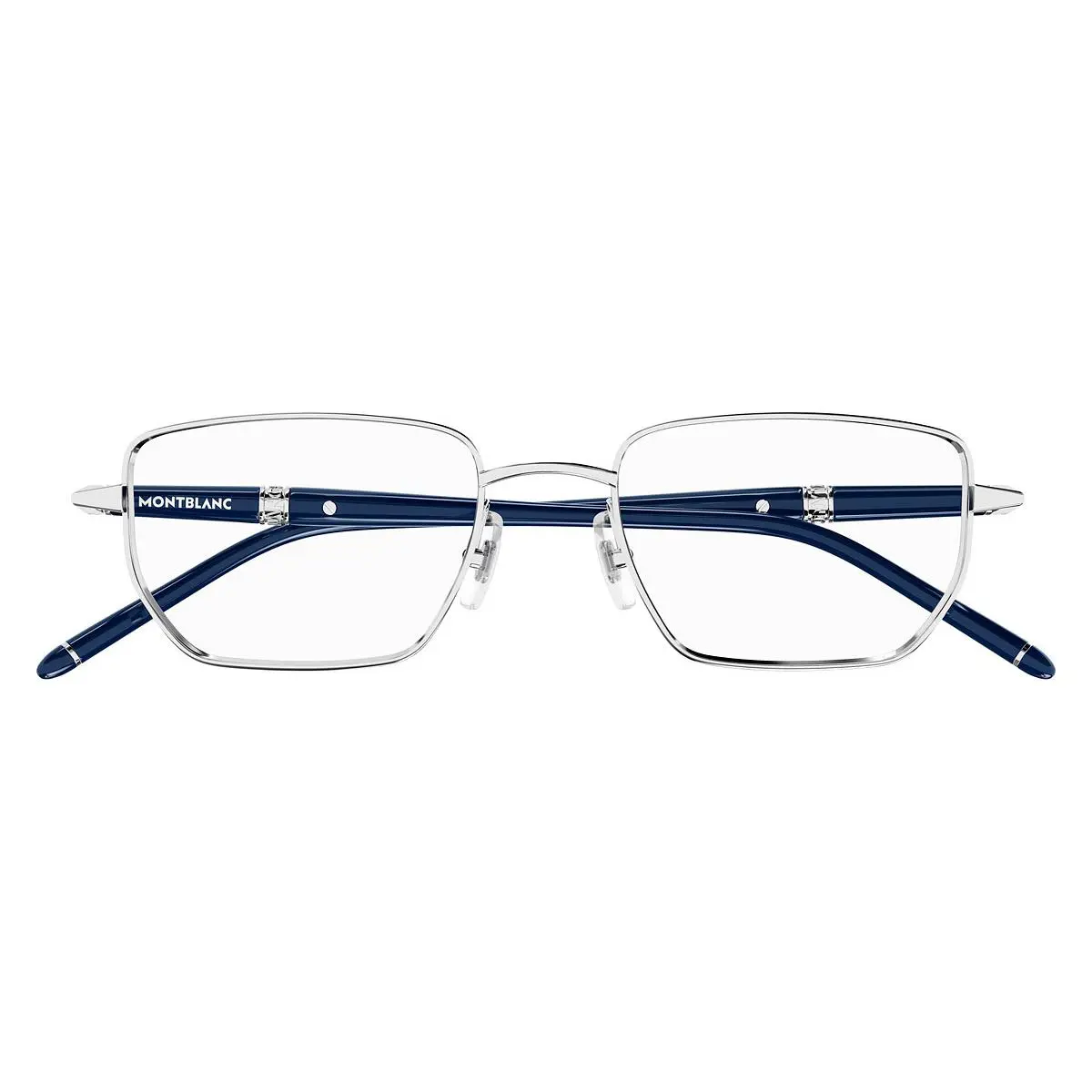 Montblanc MB0347O Eyeglasses Men Silver/blue 54mm