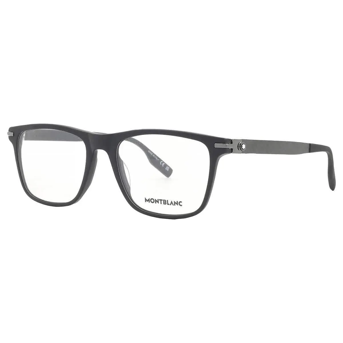 Montblanc Demo Square Men`s Eyeglasses MB0251O 001 54 MB0251O 001 54