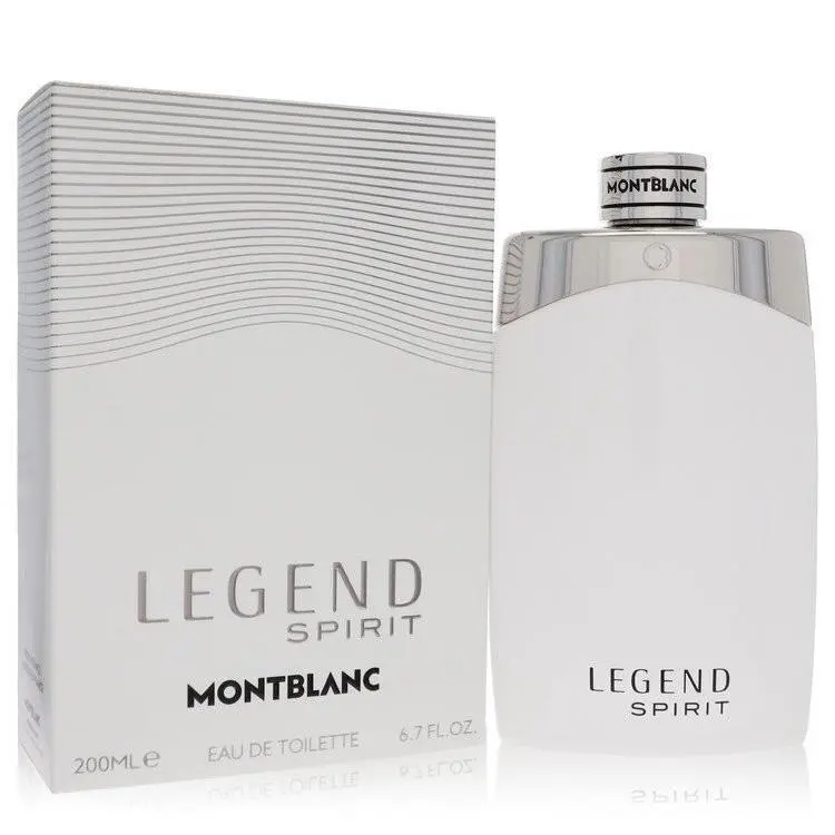 Legend Spirit by Mont Blanc Eau De Toilette Spray 6.7 oz Men by Montblanc
