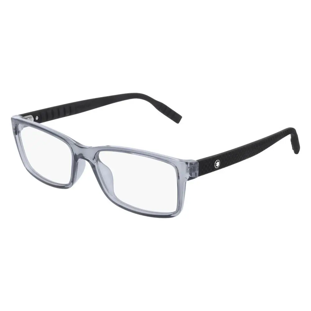 Montblanc MB0066O Eyeglasses Men Black Rectangle 56mm