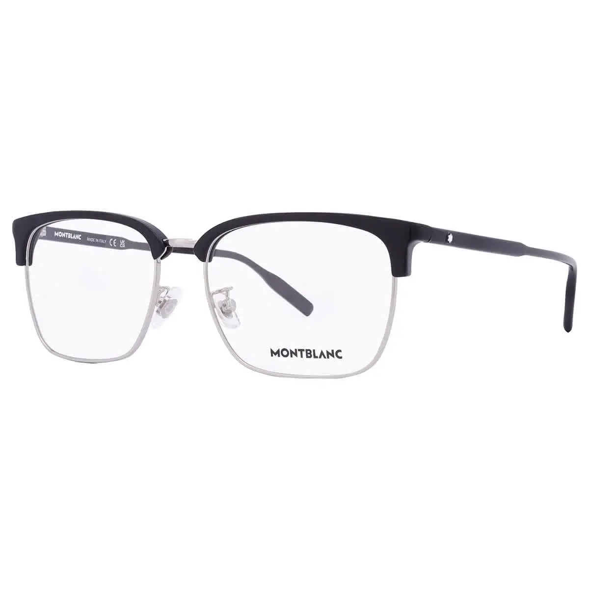 Montblanc Demo Square Men`s Eyeglasses MB0199OA 005 56 MB0199OA 005 56