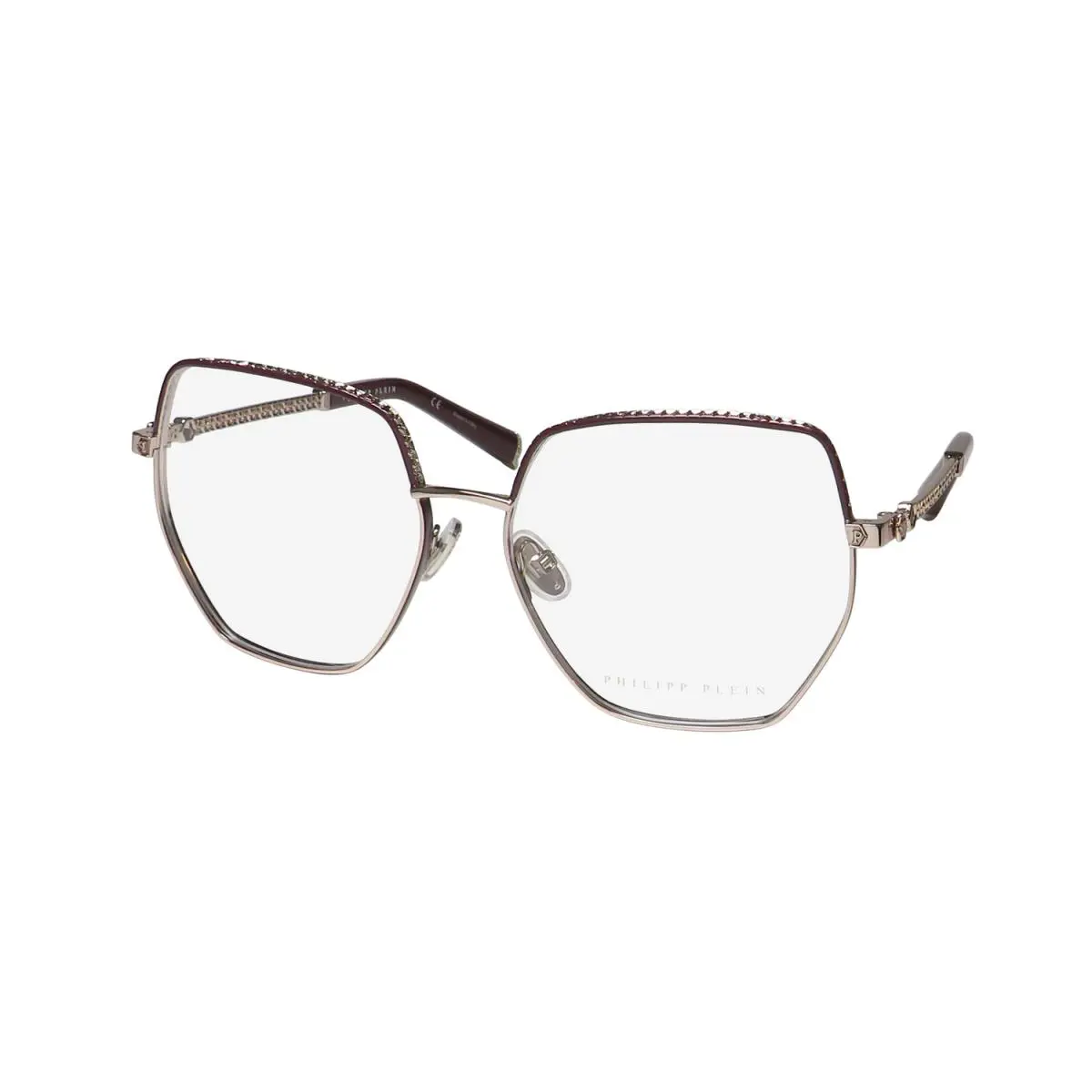 Philipp Plein VPP054S Plein Eclectic Mood Eyeglass Frame/glasses Italian Design