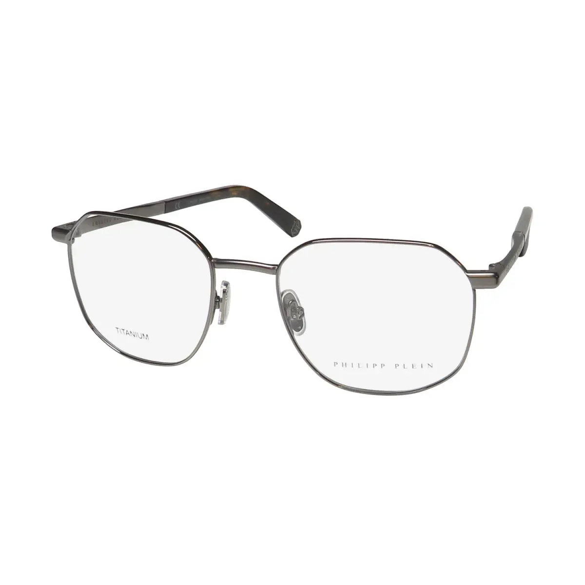 VPP020 Plein Titan Vision Titanium Eyeglass Frame/glasses Gunmetal by Philipp Plein