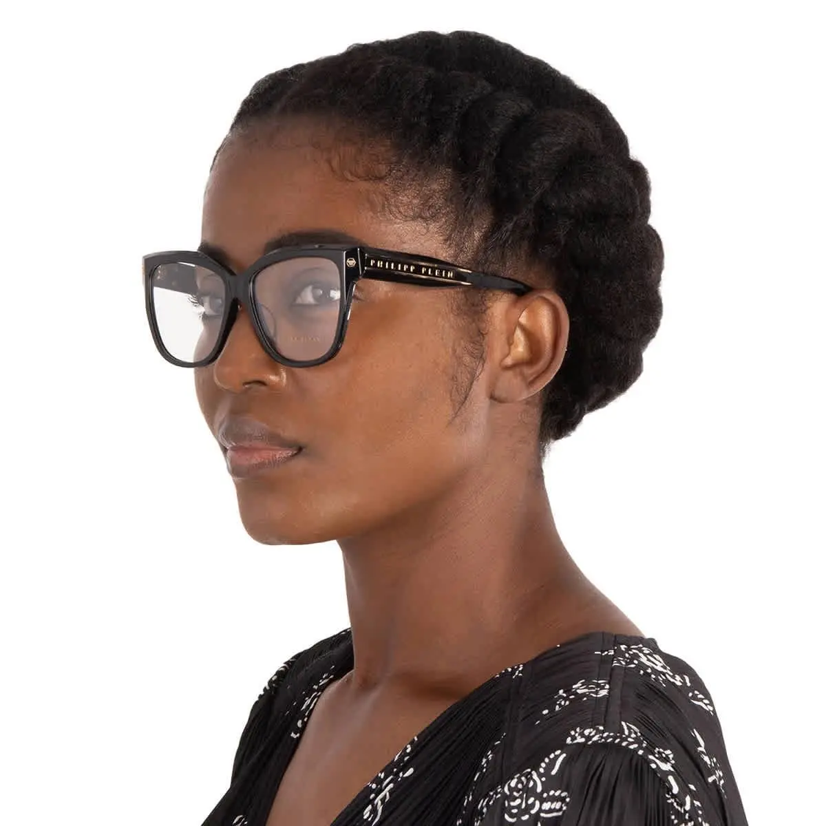 Demo Cat Eye Ladies Eyeglasses VPP051M 0700 VPP051M 0700 by Philipp Plein