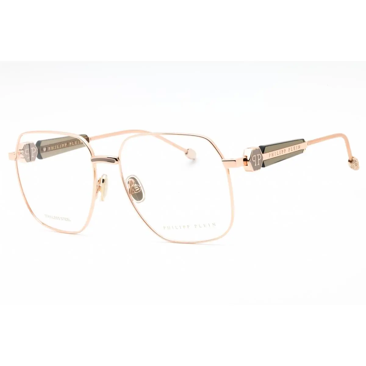 Philipp Plein VPP126S-02AM Eyeglasses 57mm - Frame: Copper Gold