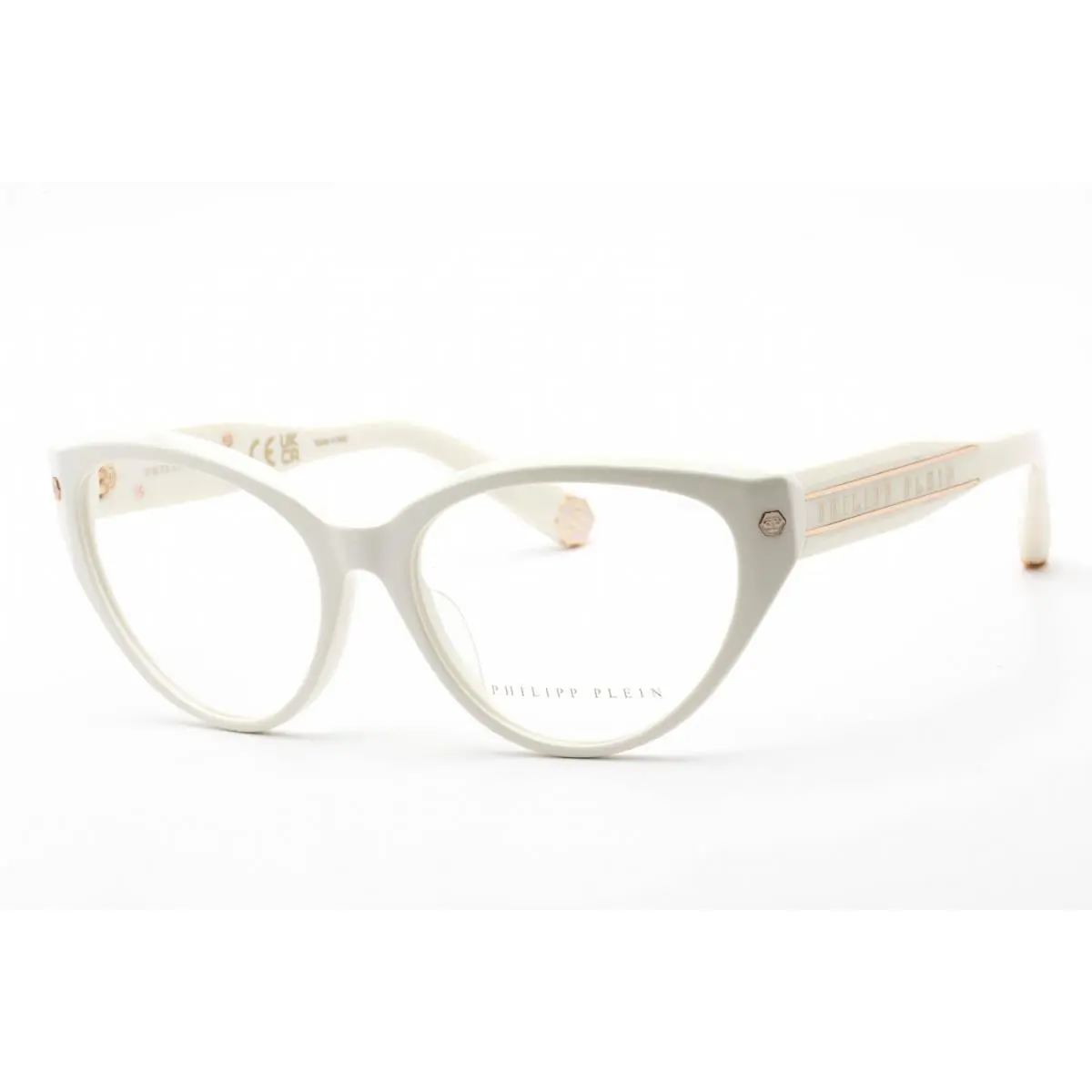 Philipp Plein VPP052M-03GF Eyeglasses 54mm - Frame: Shiny Cream