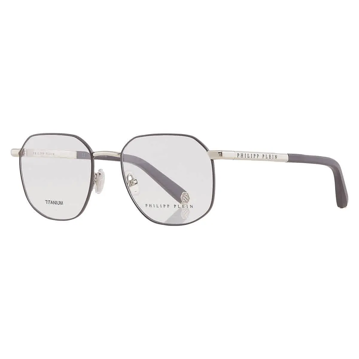 Demo Geometric Men`s Eyeglasses VPP020M 0S30 VPP020M 0S30 by Philipp Plein