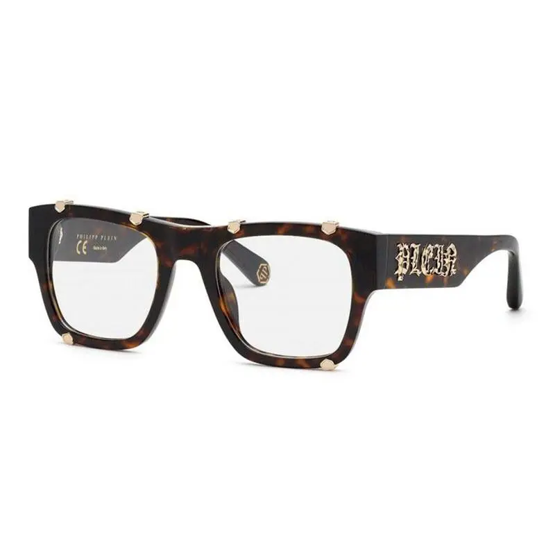 Philipp Plein VPP042W 0722 Brown 54mm Eyeglasses - Frame: Brown, Lens: Clear Demo Lenses, Code: 0722