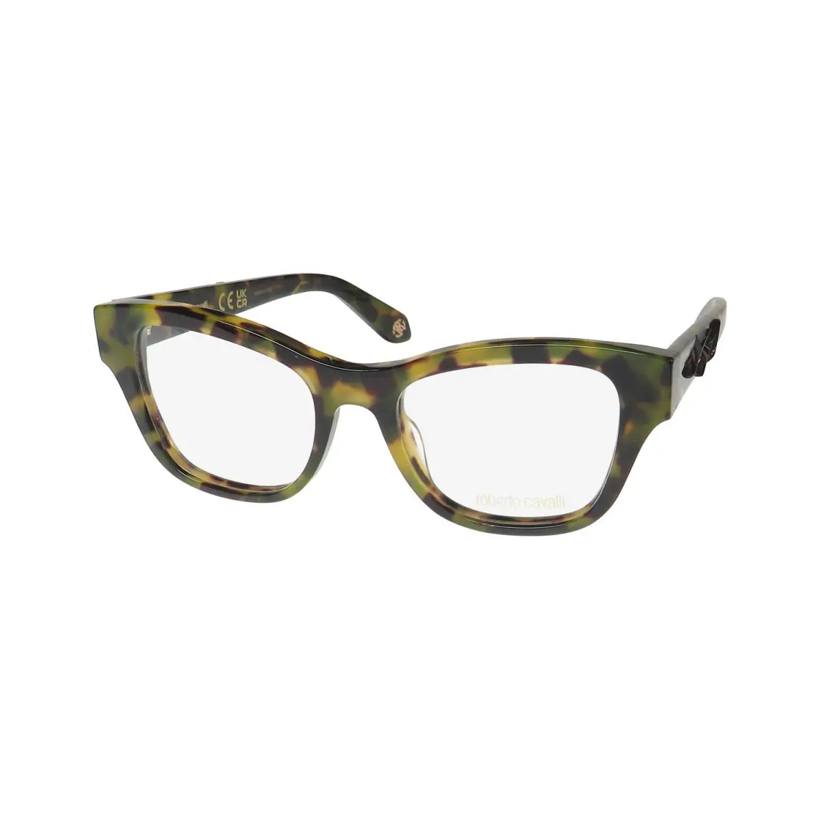 Roberto Cavalli eyeglasses - Vrc025 - Dark Havana, Frame: Green