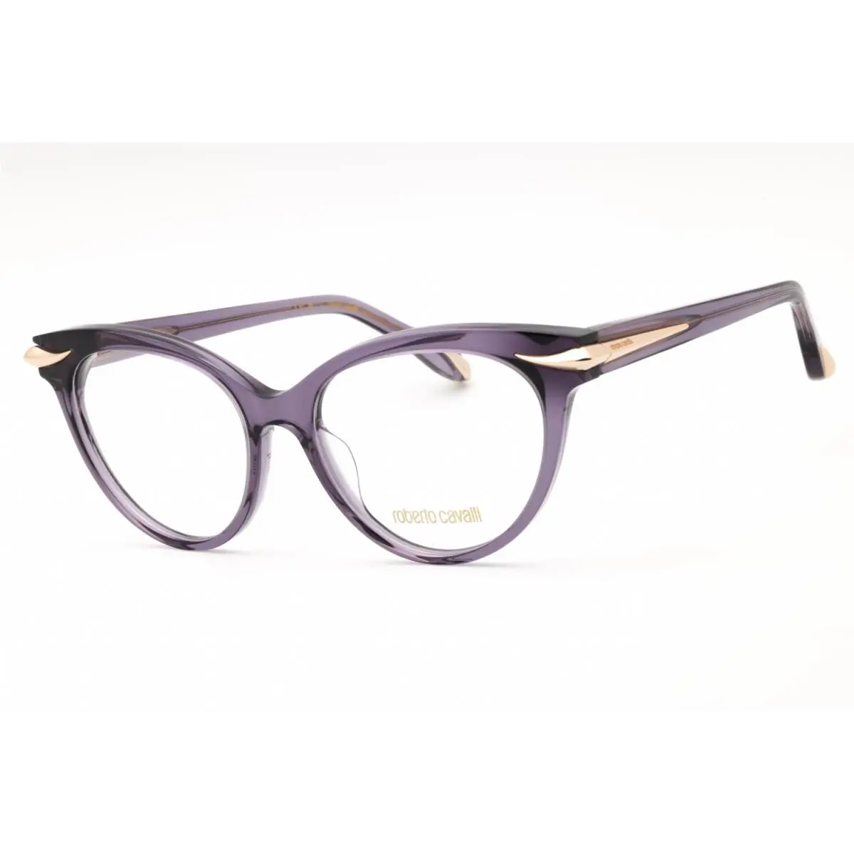VRC018M 0916 Transparent Violet 54mm Eyeglasses by Roberto Cavalli