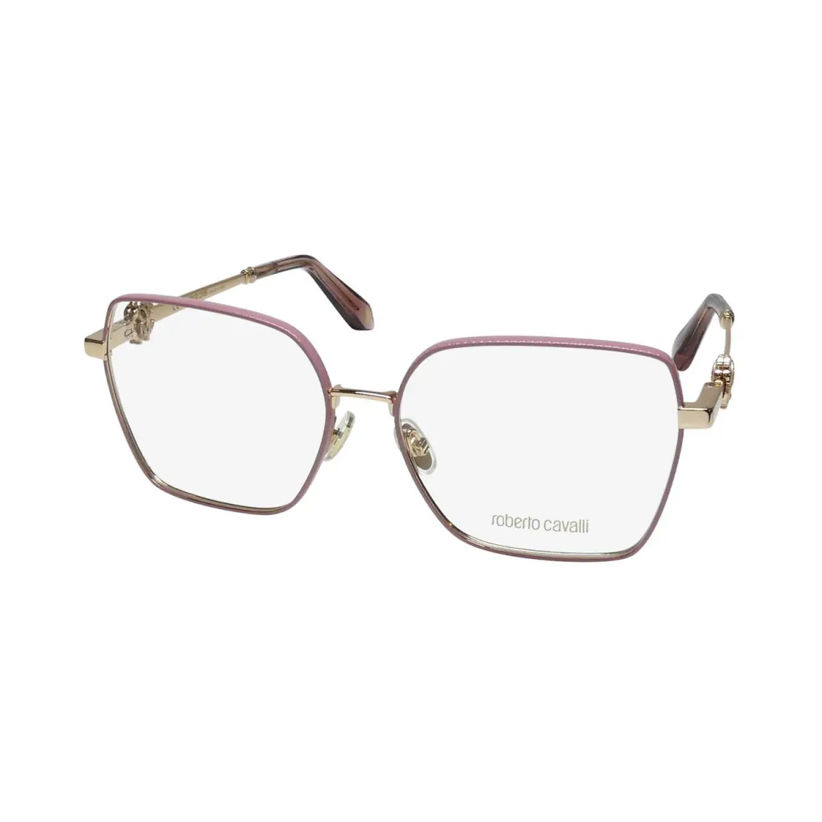 Roberto Cavalli VRC029 Eyewear Italy Metal Plastic Pink 57-15-140 02AM