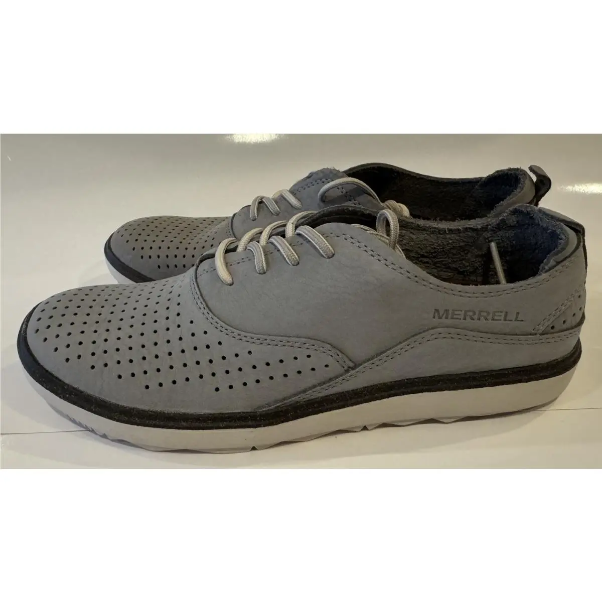 Merrell shoes - Merrell Around Town Lace Air - J03692 - Sleet 16
