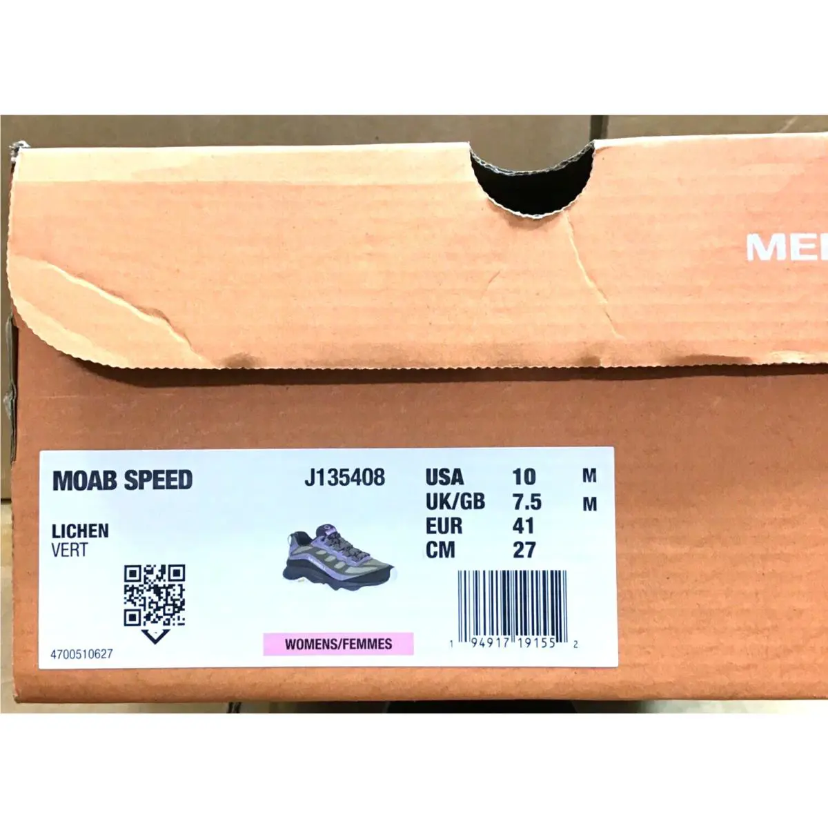 Merrell shoes - Merrell MOAB Lichen Speed - MOAB Lichen Speed - J135408 - Purple (UPC: 194917191491) 2
