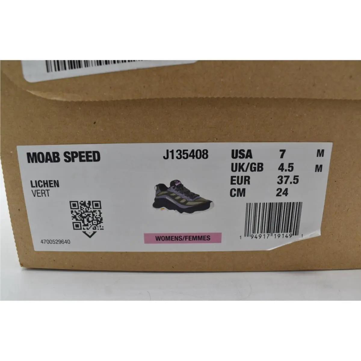 Merrell shoes - Merrell MOAB Lichen Speed - MOAB Lichen Speed - J135408 - Purple (UPC: 194917191491) 9