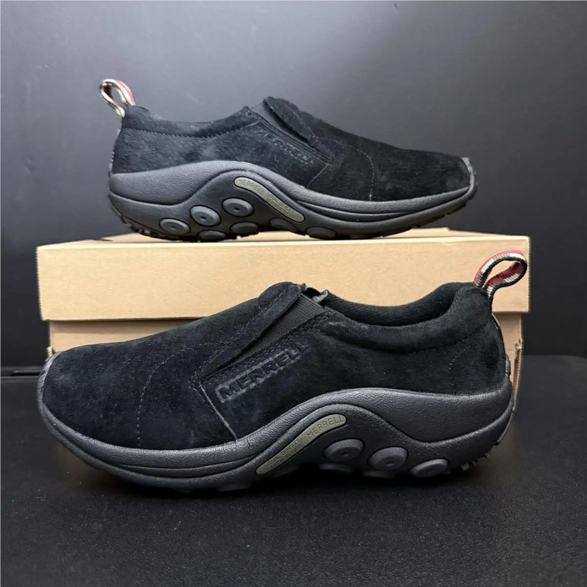 Merrell Jungle Moc Men’s Size 8 Midnight J60825 Slip On Shoes Black J60825