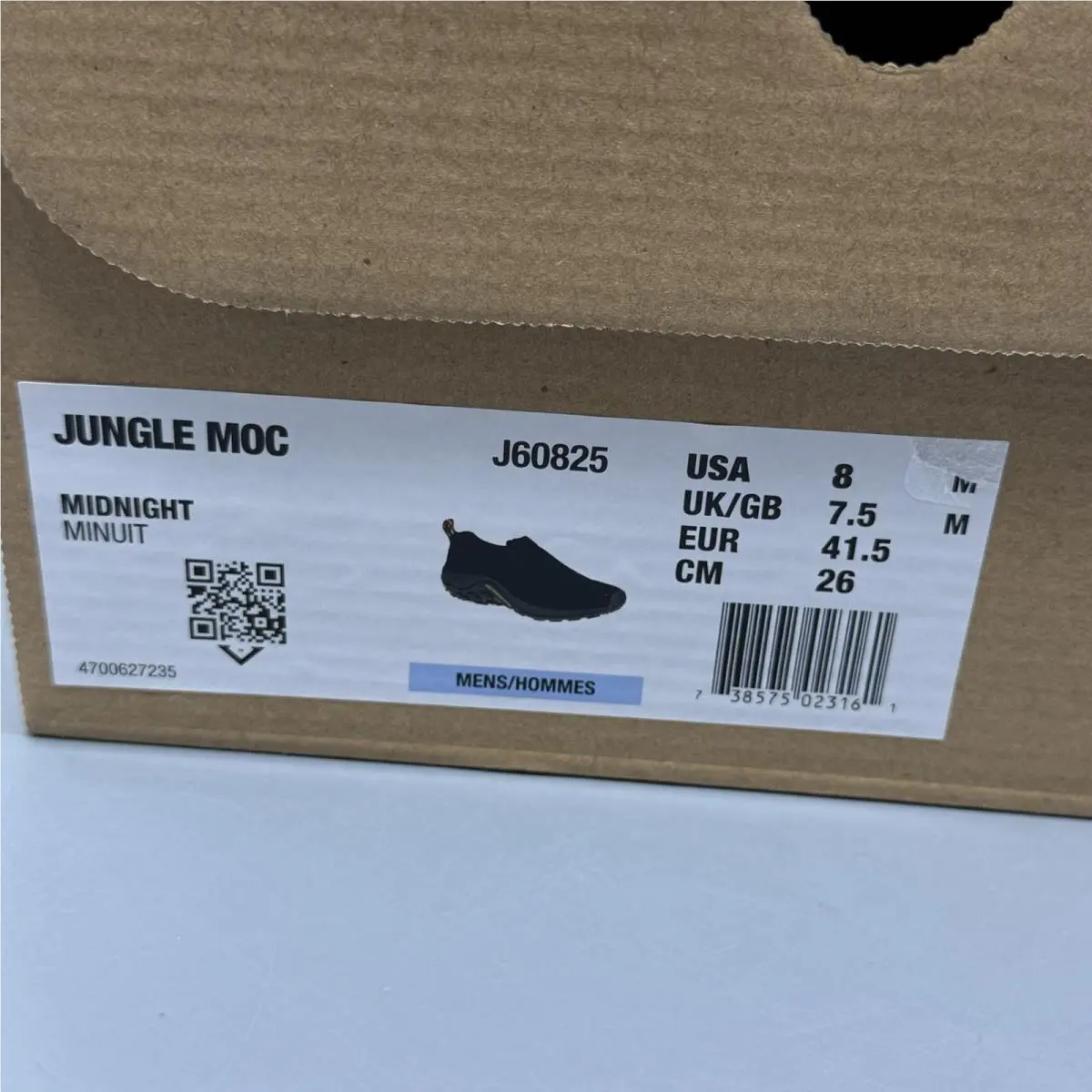 Merrell shoes - Merrell Mens Jungle Moc Gunsmoke - J60825 - Black (UPC: 0738575023161) 11