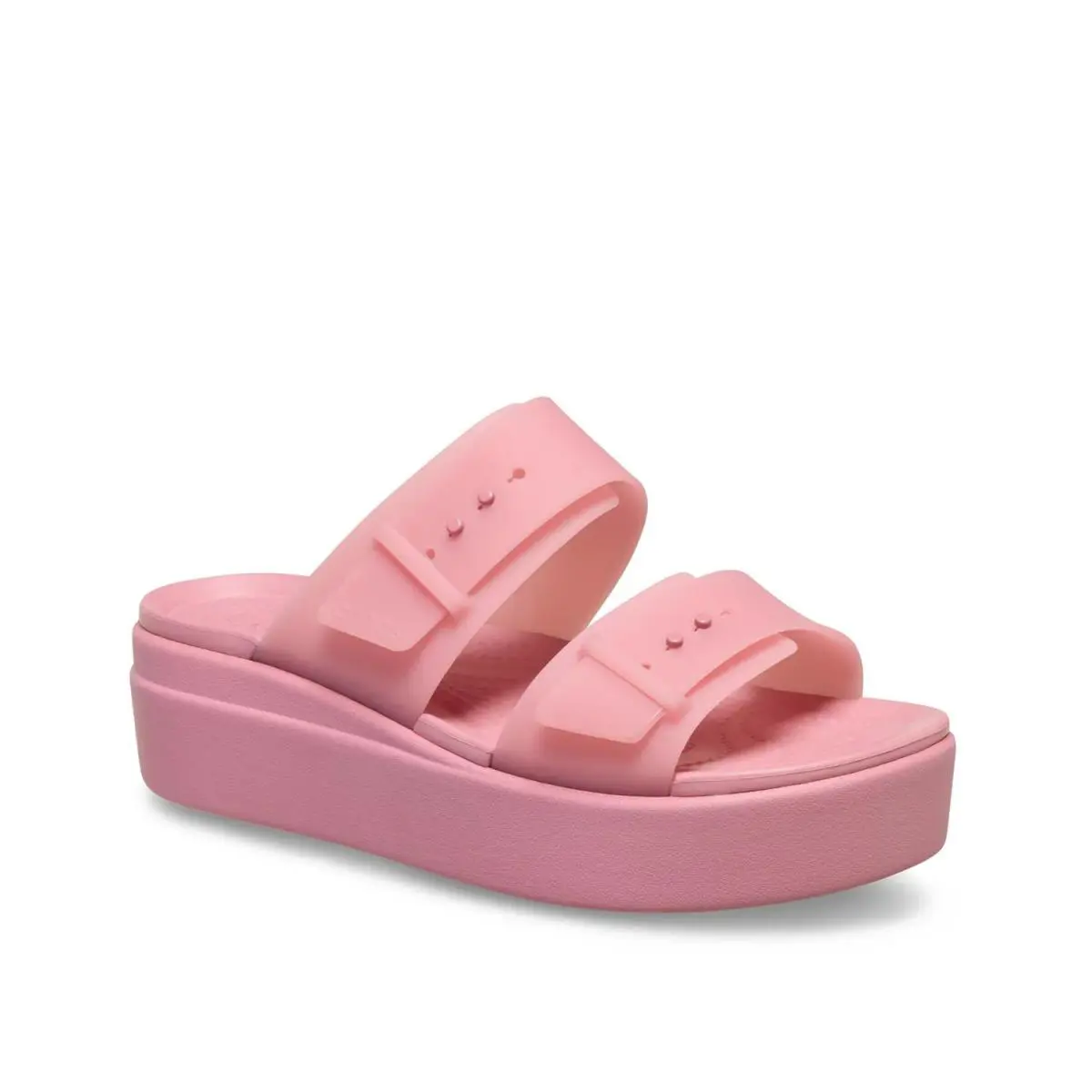 Woman`s Sandals  Brooklyn Low Wedge Sandal Light Pink by Crocs