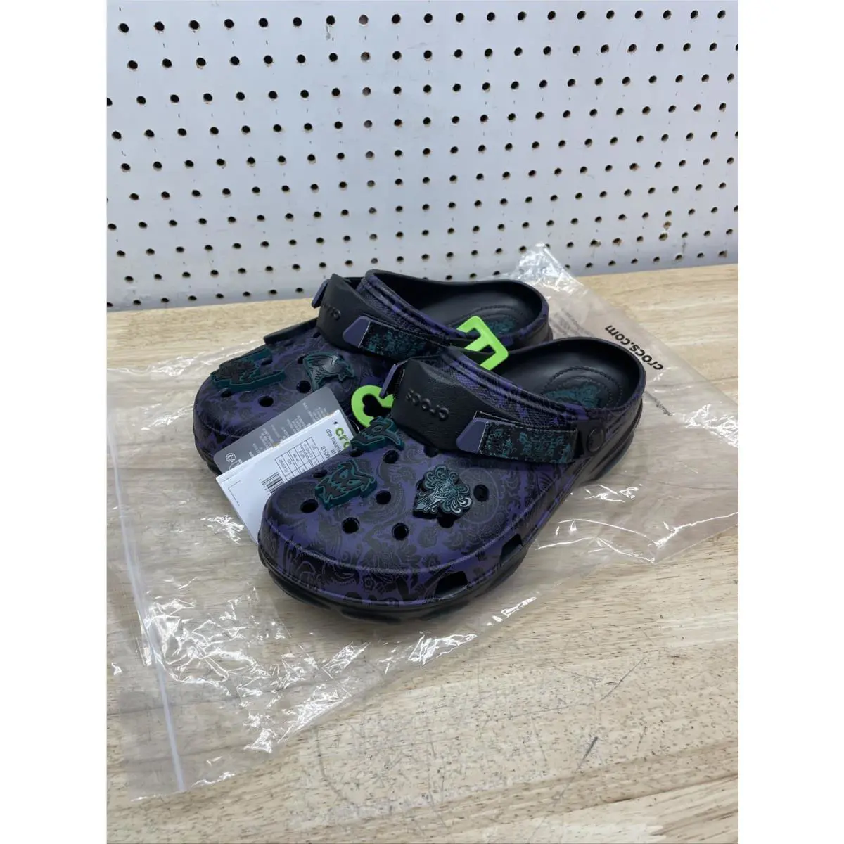 Disney Parks The Haunted Mansion Wallpaper Clogs by Crocs Adult Sizes