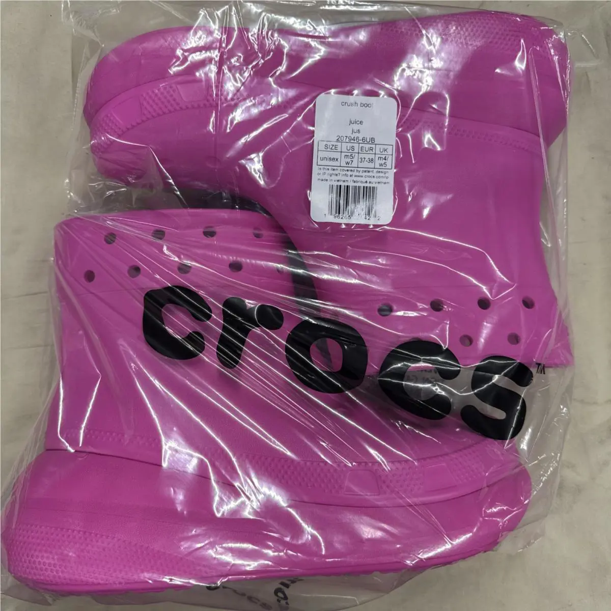 Crocs shoes - Crush Rain - Crush Rain - 207946-6UB - Pink 2