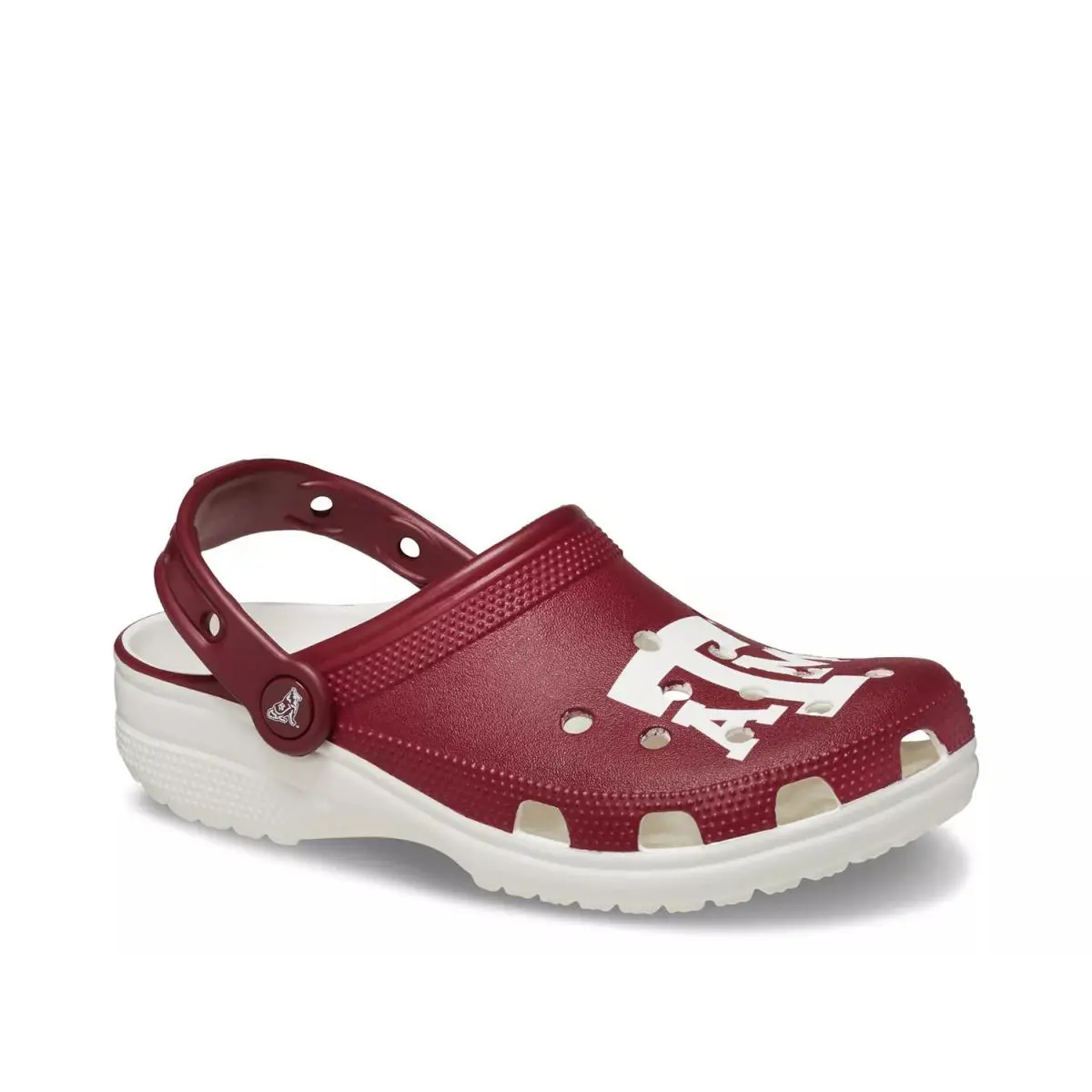 Man`s Casual Shoes Crocs College Texas A M Classic Clog - Red/White